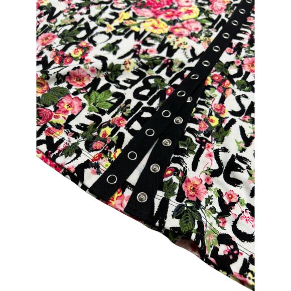 Torrid X Betsey Johnson Floral Graffiti Pencil Skirt (NWT) - Size 1 - Picture 2 of 9